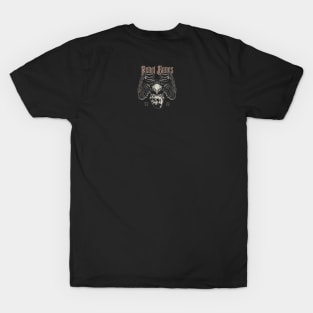 REBEL BONES - Front & Back - Eagle and skull T-Shirt